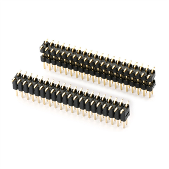 2.54mm 双排可双塑SMT